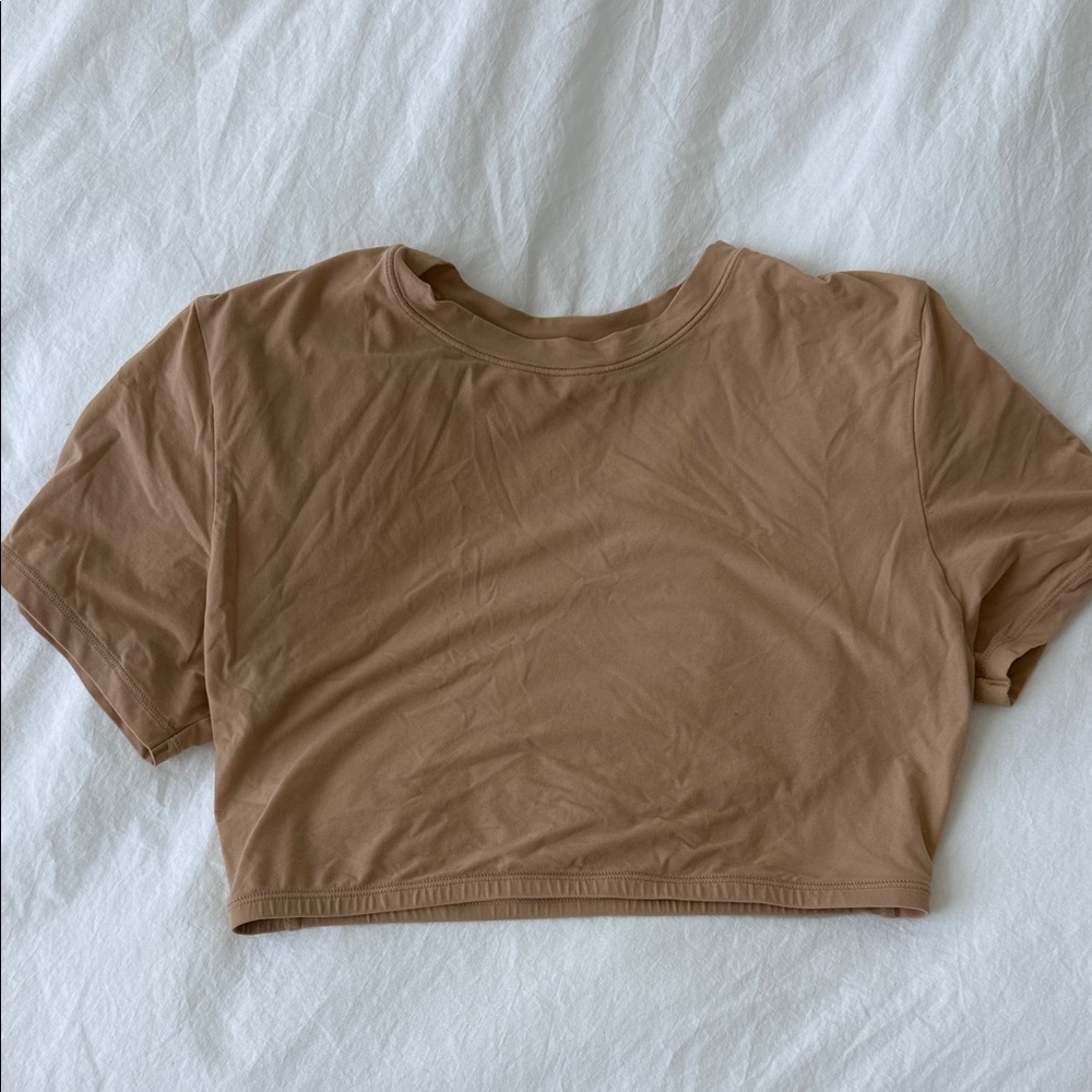 Skims Tan Women's Crop Top
